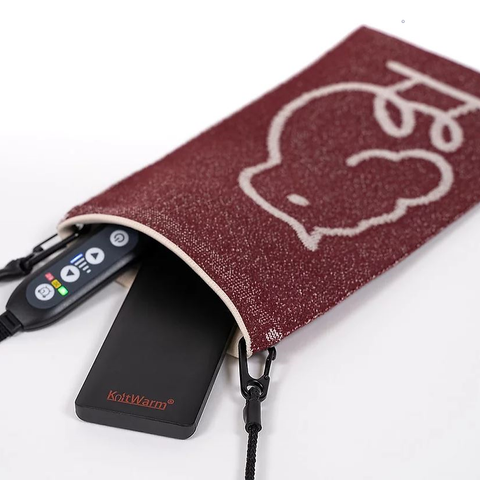 Get The Pong's Chicks Seamless Pouch Strap Warmer in Red