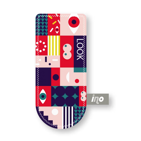 Get the Pong's "Look At Me" is a reusable face mask pouch. Its waterproof Tyvek shell and antimicrobial lining keep masks clean. Features a snap band, built-in sanitizer, and comes in 7 fun styles.