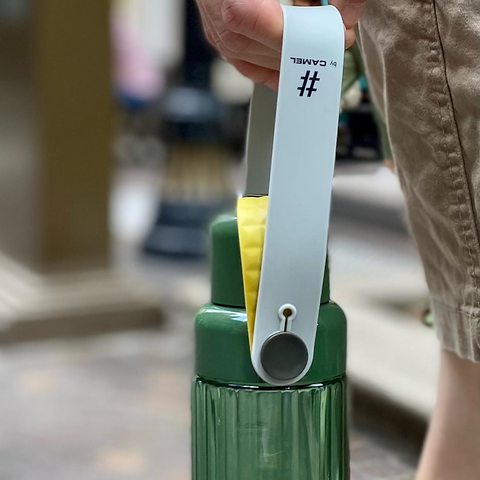 Get the Pong's CAMEL SPLASH 50 (FREN GREEN) is a sleek, BPA-free water bottle. Its leakproof design, wide mouth, and dishwasher-safe, 3-piece assembly ensure easy cleaning and hydration on the go.