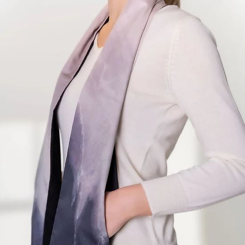 Get The Pong presents the Chicks Pocket Scarf Warmer in Resin Dark Cloud