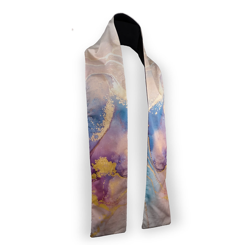 Get The Pong presents the Chicks Pocket Scarf Warmer in Fluid Rose Gold