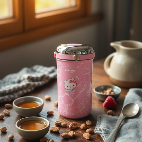 Get The Pong's limited Hello Kitty x Camel 1L food jar with 700ml glass container.