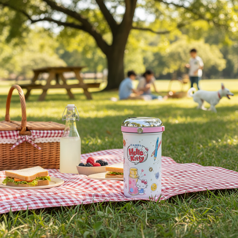 Get The Pong's limited edition Hello Kitty x Camel 1L food jar with 700ml glass container.