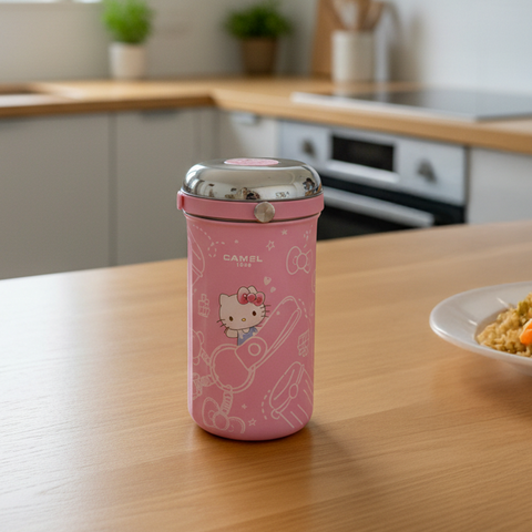 Get The Pong's limited Hello Kitty x Camel 1L food jar with 700ml glass container.