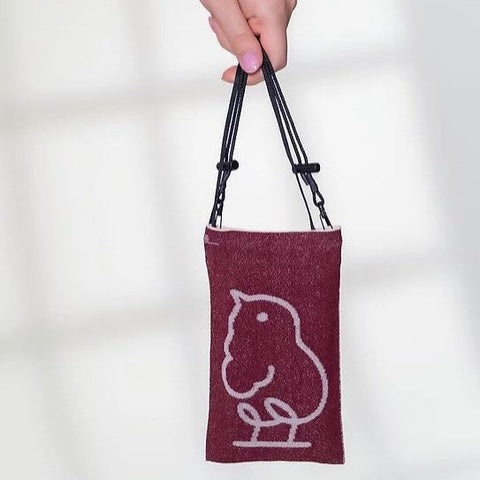 Get The Pong's Chicks Seamless Pouch Strap Warmer in Red