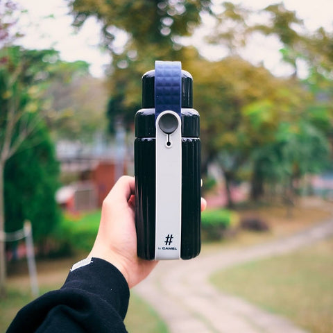 Get the Pong's CAMEL SPLASH 50 (SMOKEY BLACK) is a sleek, BPA-free water bottle. Its leakproof design, wide mouth, and dishwasher-safe, 3-piece assembly ensure easy cleaning and hydration on the go.