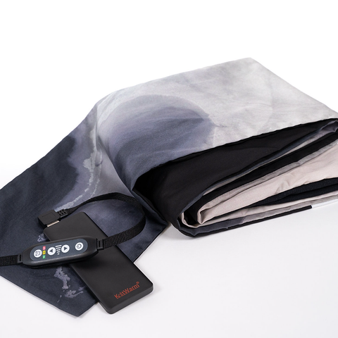 Get The Pong presents the Chicks Pocket Scarf Warmer in Resin Dark Cloud