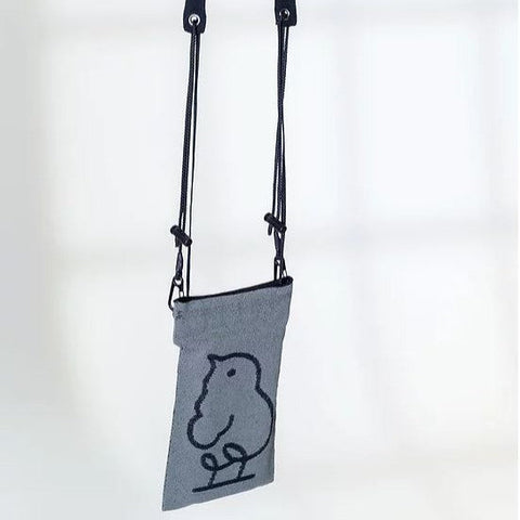 Get The Pong's Chicks Seamless Pouch Strap Warmer in Dark Grey