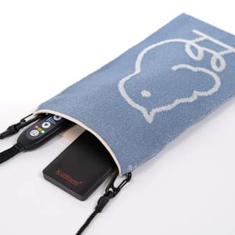 Get The Pong's Chicks Seamless Pouch Strap Warmer in Blue