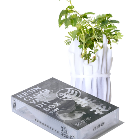 Get The Pong transforms old shirts into decorative resin vases or nutrient-rich planting soil through creative recycling.